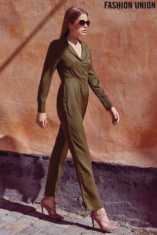 Fashion Union Military Jumpsuit